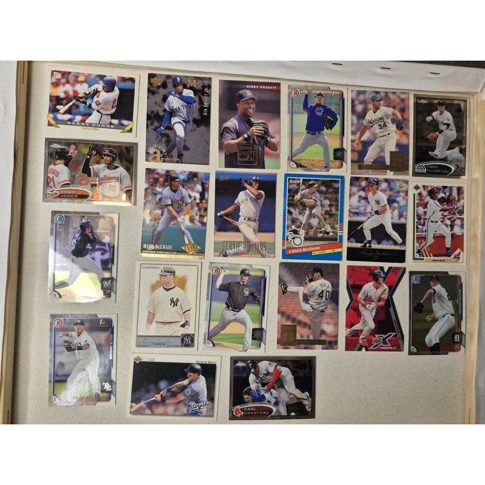 25 Card MLB Baseball Card Lot Barry Bonds Ken Griffey Jr Kirby Puckett Don...